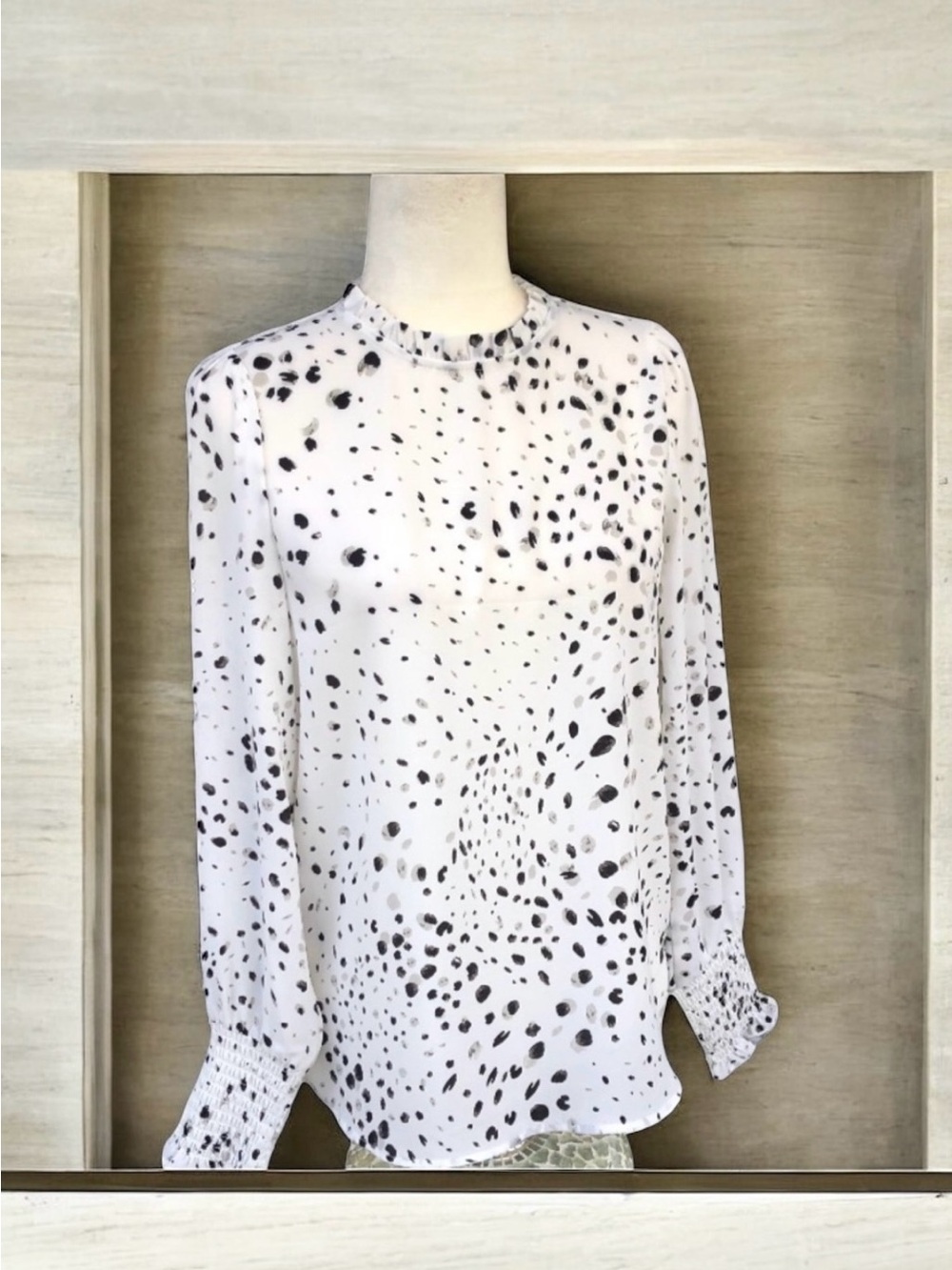 🆕 Rachel Zoe Top Blouse White Black